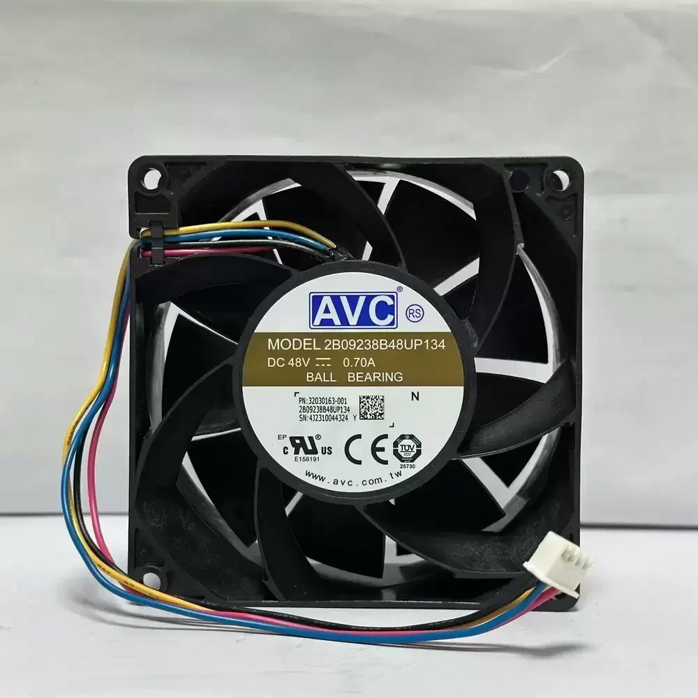 2B09238B48UP134 AVC 48VDC 90x90x38mm PWM Axial Fan