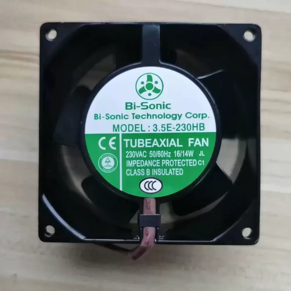 3.5E-230HB Bi-Sonic 230VAC 92x92x38mm Metal Axial Fan