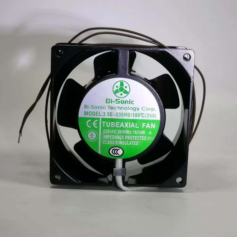 3.5E-230HB(180°C/250) Bi-Sonic 230VAC 92x92x38mm High Temp Axial Fan