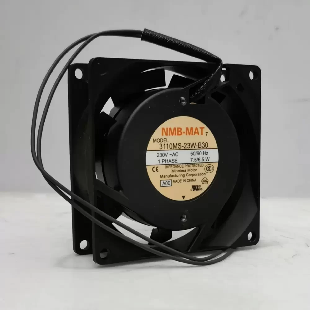 3110MS-23W-B30-A00 NMB-MAT 230VAC 80x80x25mm AC Axial Fan 3110MS-23W-B30-A00 NMB-MAT 230VAC 80x80x25mm AC Axial Fan
