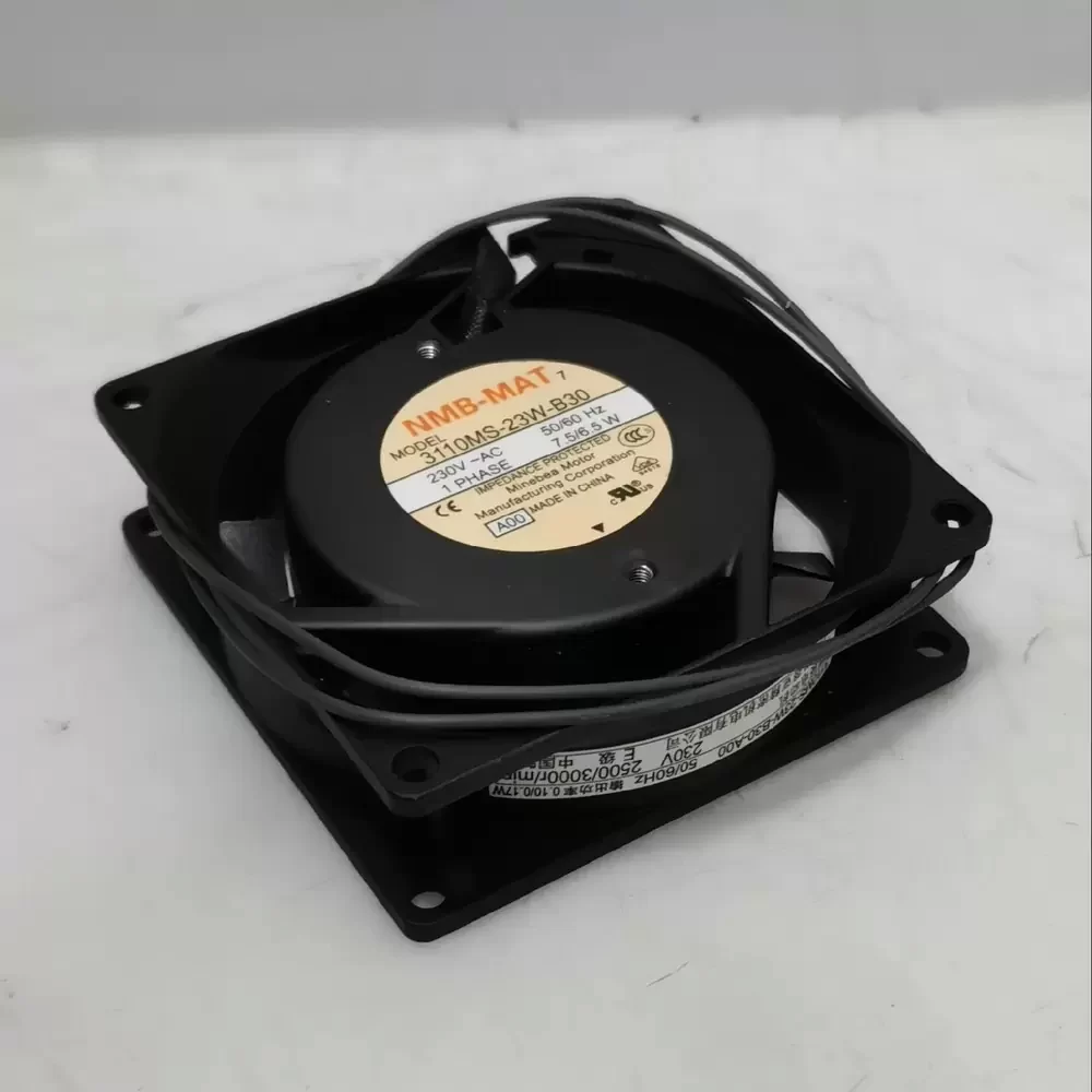 3110MS-23W-B30-A00 NMB-MAT 230VAC 80x80x25mm AC Axial Fan 3110MS-23W-B30-A00 NMB-MAT 230VAC 80x80x25mm AC Axial Fan
