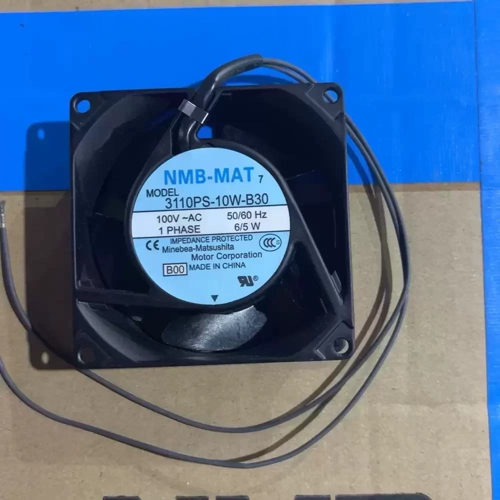 3110PS-10W-B30 NMB-MAT 100VAC 80x80x25mm Axial Fan 3110PS-10W-B30 NMB-MAT 100VAC 80x80x25mm Axial Fan