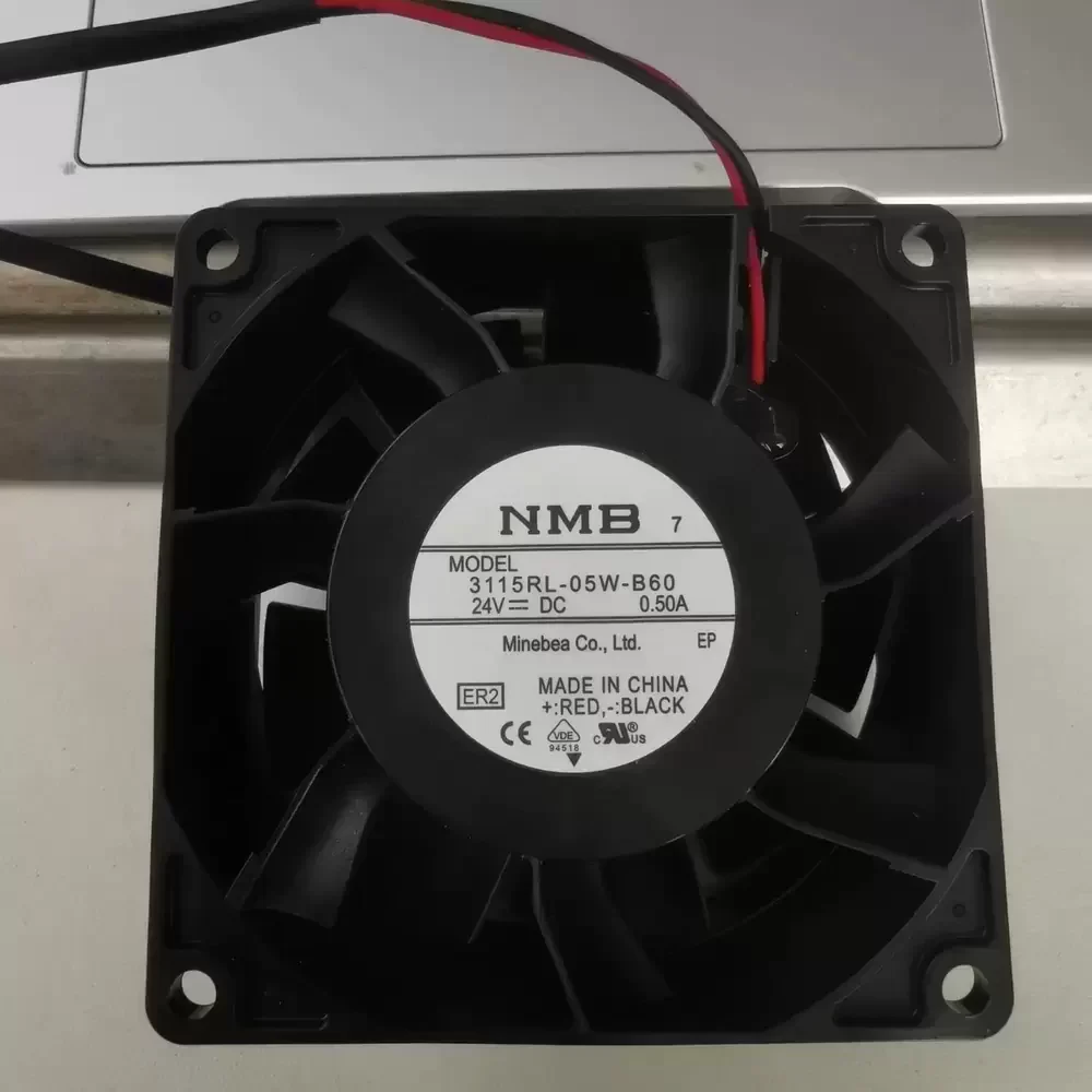 3115RL-05W-B60-ER2 NMB 24VDC 80x80x38mm Axial Fan