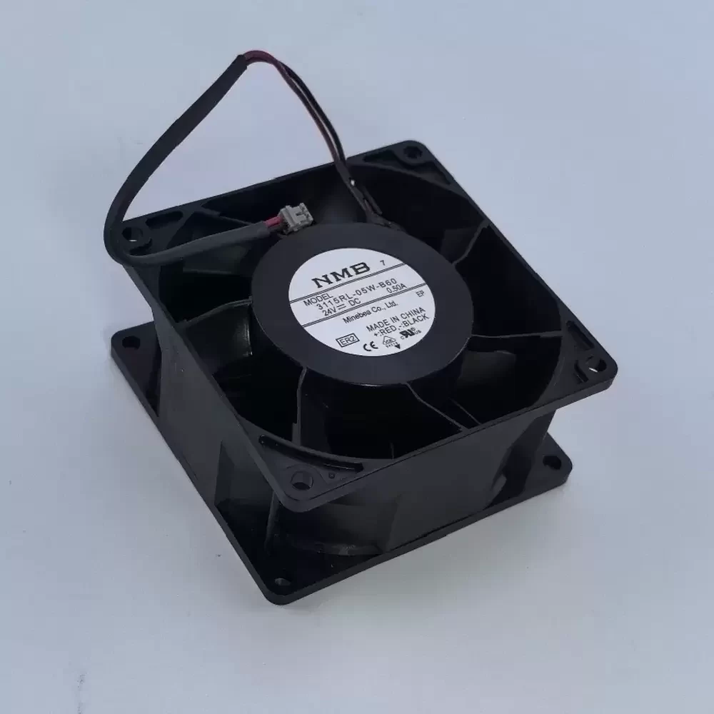 3115RL-05W-B60-ER2 NMB 24VDC 80x80x38mm Waterproof Axial Fan 3115RL-05W-B60-ER2 NMB 24VDC 80x80x38mm Waterproof Axial Fan