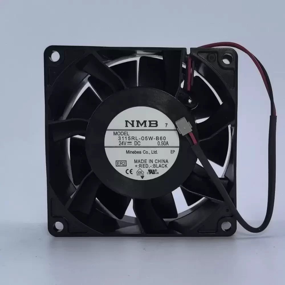 3115RL-05W-B60-ER2 NMB 24VDC 80x80x38mm Waterproof Axial Fan