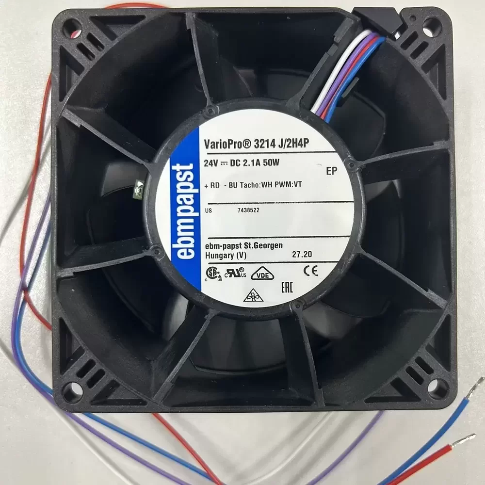 3214J/2H4P ebm-papst 24VDC 92x92x38mm 50W Axial Fan