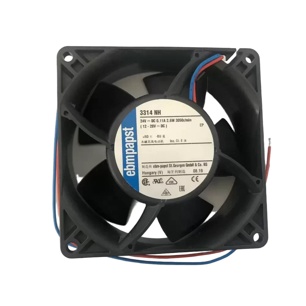 3314NH ebmpapst 24VDC 92x92x32mm 0.11A Axial Cooling Fan