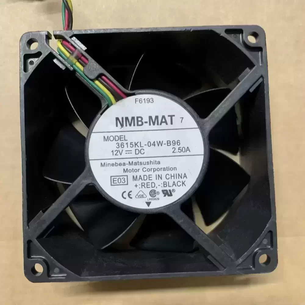 3615KL-04W-B96-E03 NMB 12VDC 92x92x38mm 2.50A Axial Fan