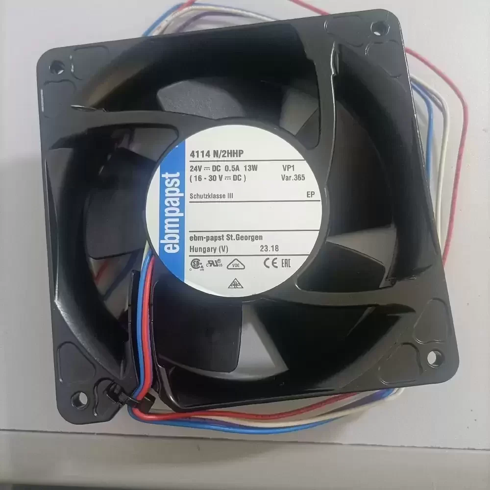 4114N/2HHP-365 ebm-papst 24VDC 119x119x38mm Axial Fan