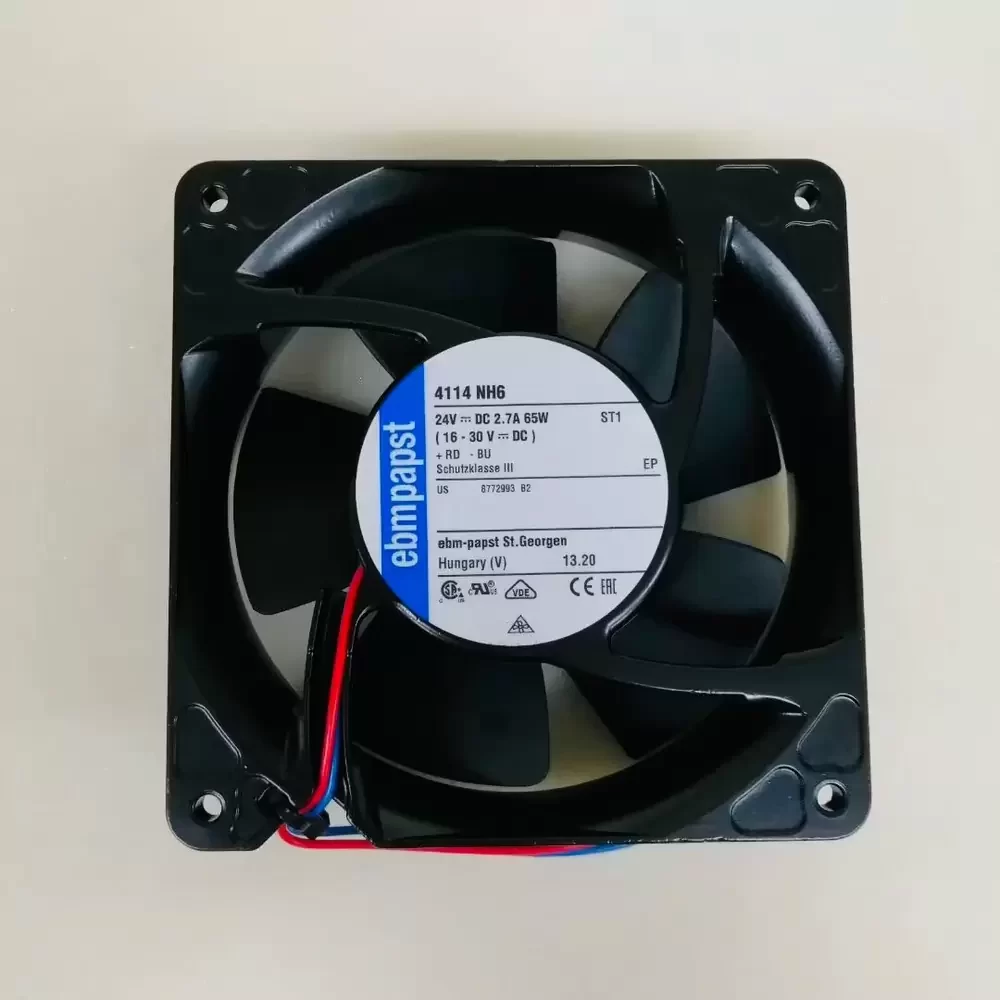 4114NH6 ebm-papst 24VDC 120x120x38mm 65W Axial Fan