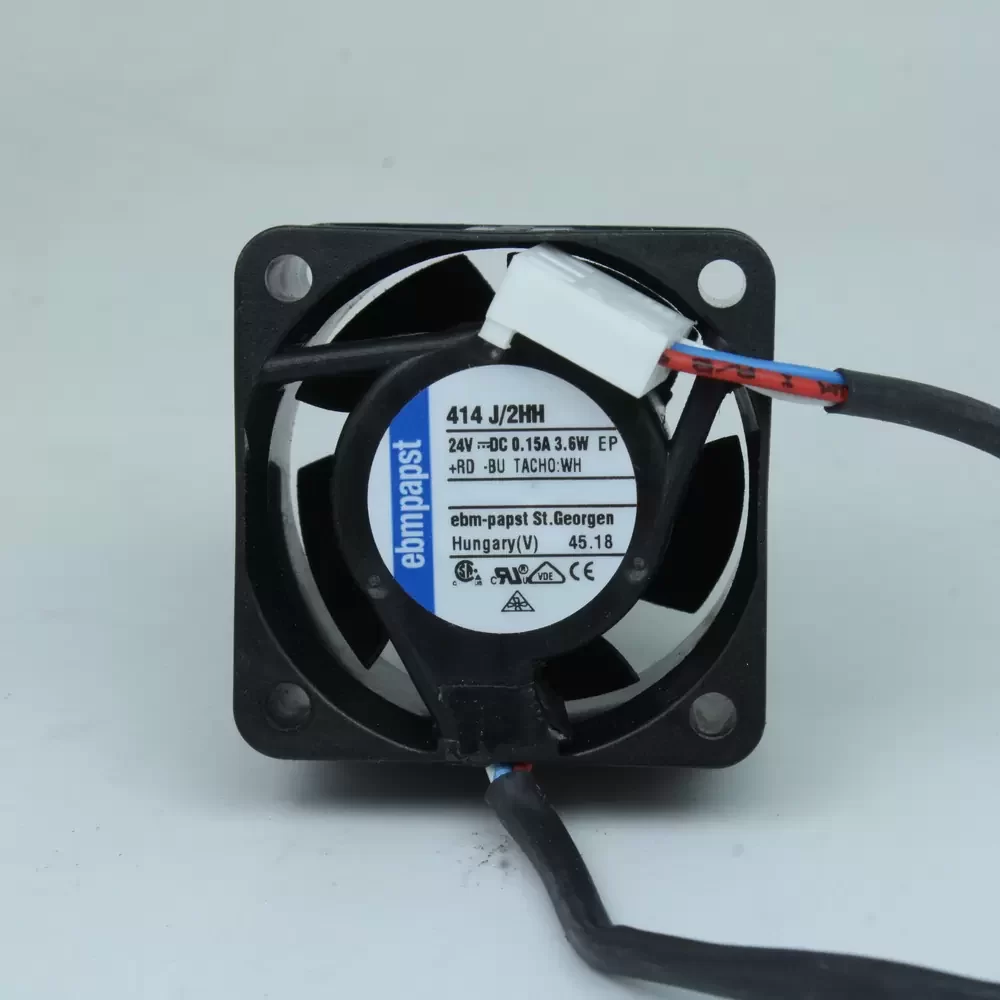 414J/2HH EBMPAPST 24VDC 40x40x25mm Tachometer Axial Fan