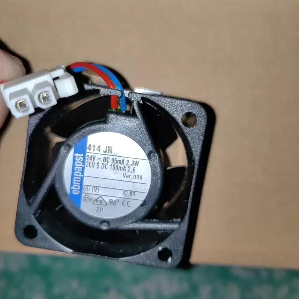 414JR ebm-papst 24VDC 40x40x25mm Compact Axial Fan 414JR ebm-papst 24VDC 40x40x25mm Compact Axial Fan