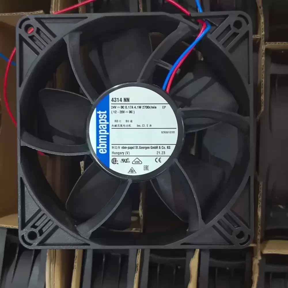 4314NN ebm-papst 24VDC 120x120x32mm 4.1W Axial Fan