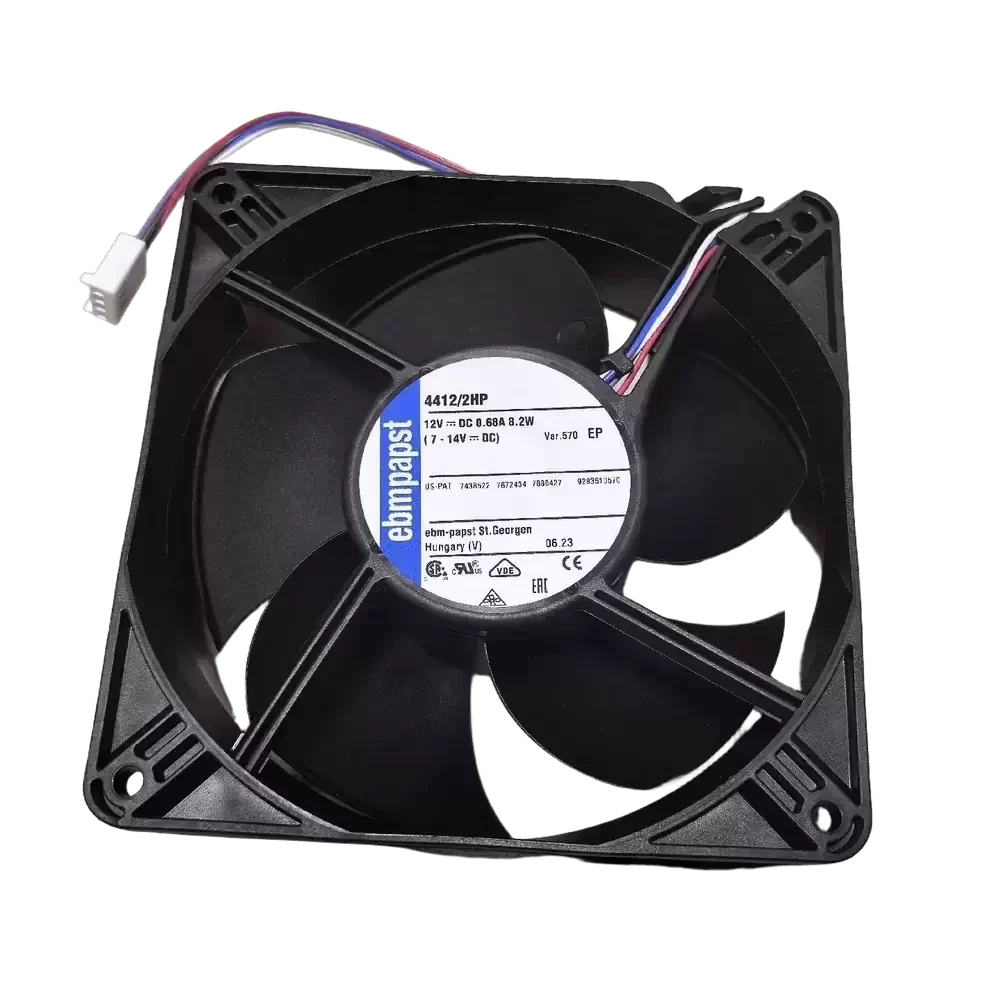 4412/2HP-570 ebm-papst 12VDC 119x119x38mm Axial Fan