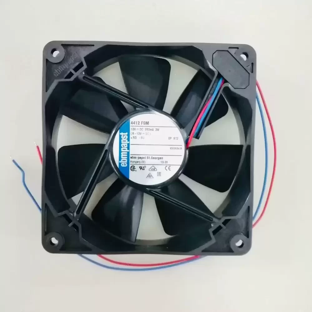 4412FGM ebmpapst 12VDC 119x119x25mm Axial Fan