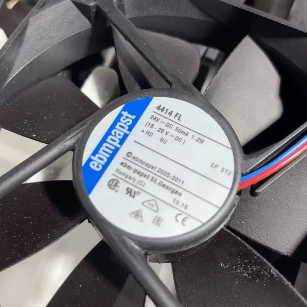 4414FL ebm-papst 24VDC 119x119x25mm 50mA 1.2W Axial Fan 4414FL ebm-papst 24VDC 119x119x25mm 50mA 1.2W Axial Fan