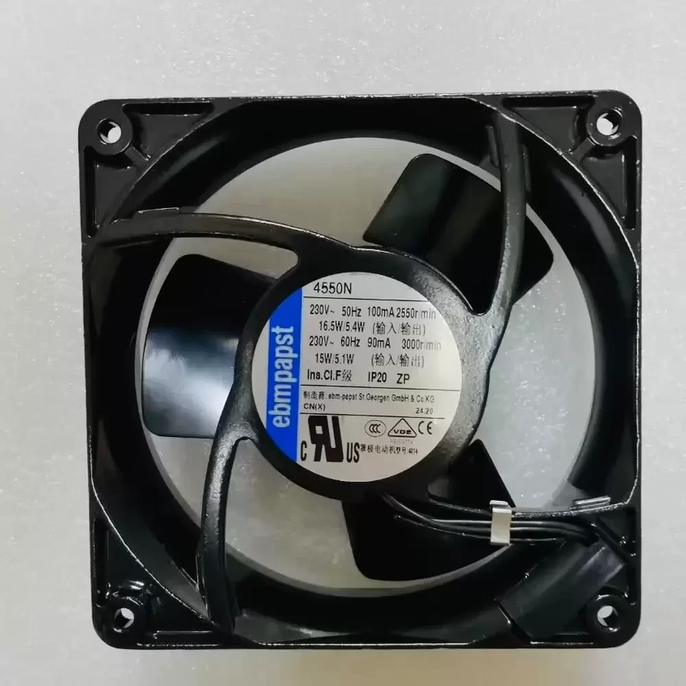 4550N ebmpapst 230VAC 119x119x38mm Metal Axial Fan