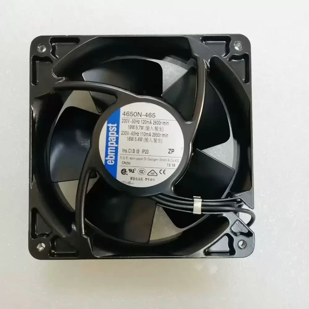 4650N-465 ebm-papst 230VAC 119x119x38mm Metal Axial Fan