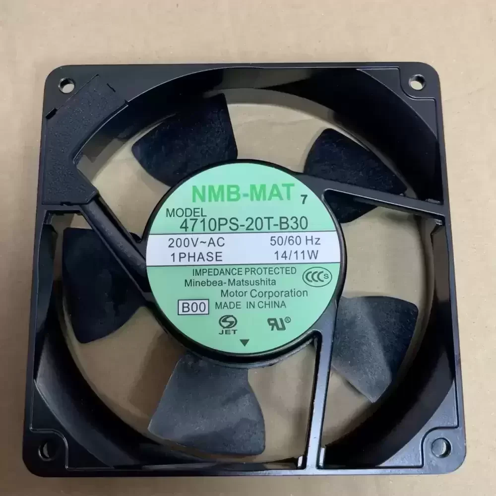 4710PS-20T-B30-B00 NMB-MAT 200VAC 119x119x25mm Axial Fan
