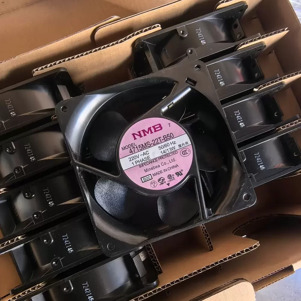 4715MS-22T-B50-B00 NMB 220VAC 119x119x38mm Axial Fan