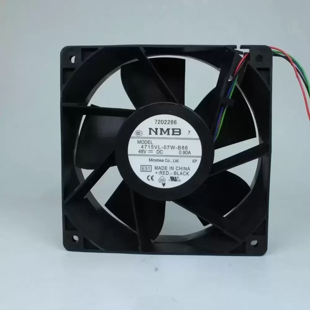 4715VL-07W-B86-E51 NMB 48VDC 120x38mm PWM Axial Fan