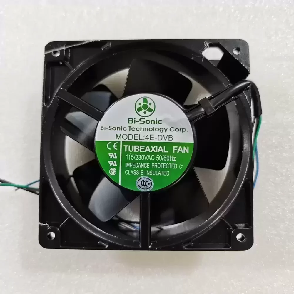 4E-DVB Bi-Sonic 115/230VAC 120x120x38mm Full Metal Axial Fan