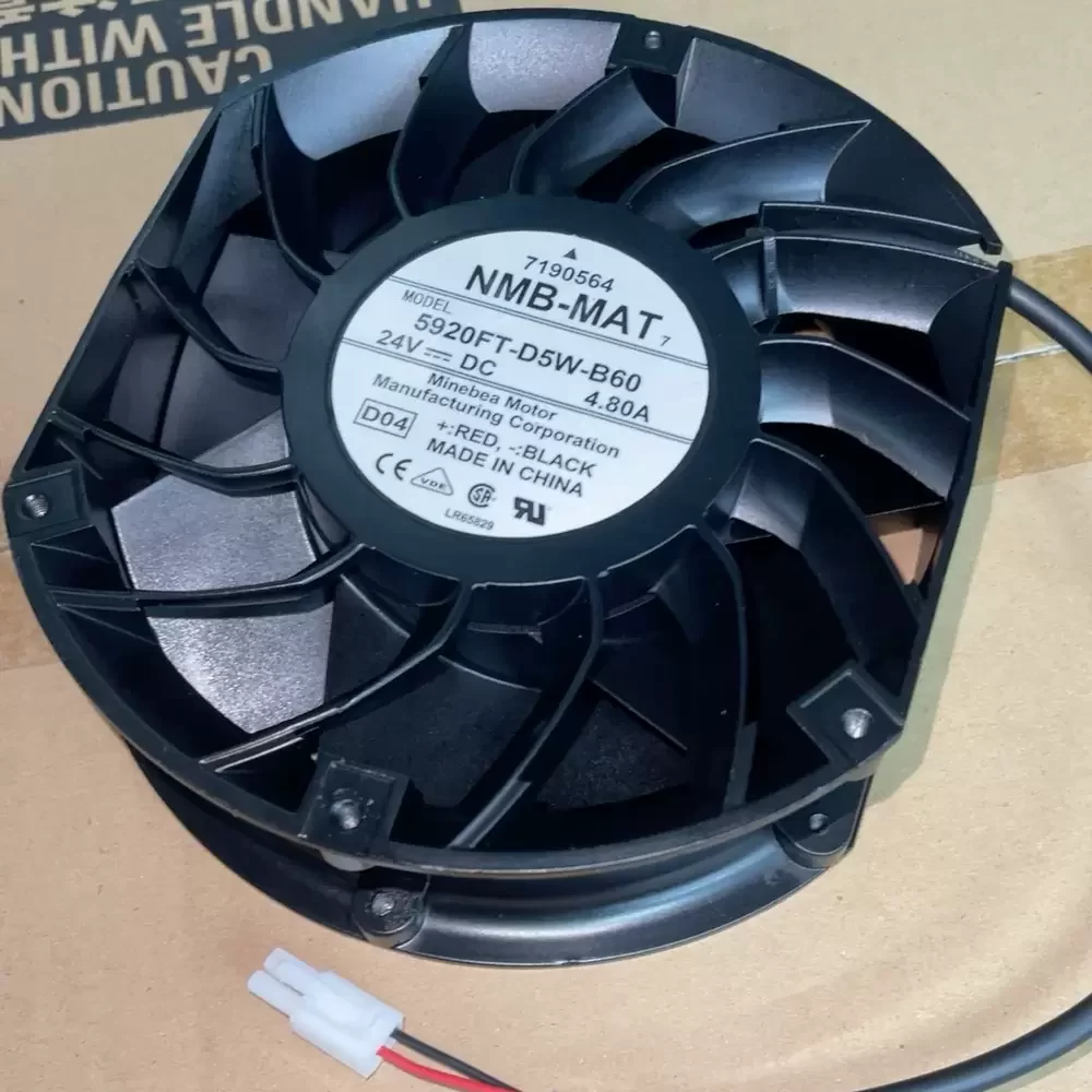 5920FT-D5W-B60-D04 NMB-MAT 24VDC 172x150mm Axial Fan 5920FT-D5W-B60-D04 NMB-MAT 24VDC 172x150mm Axial Fan