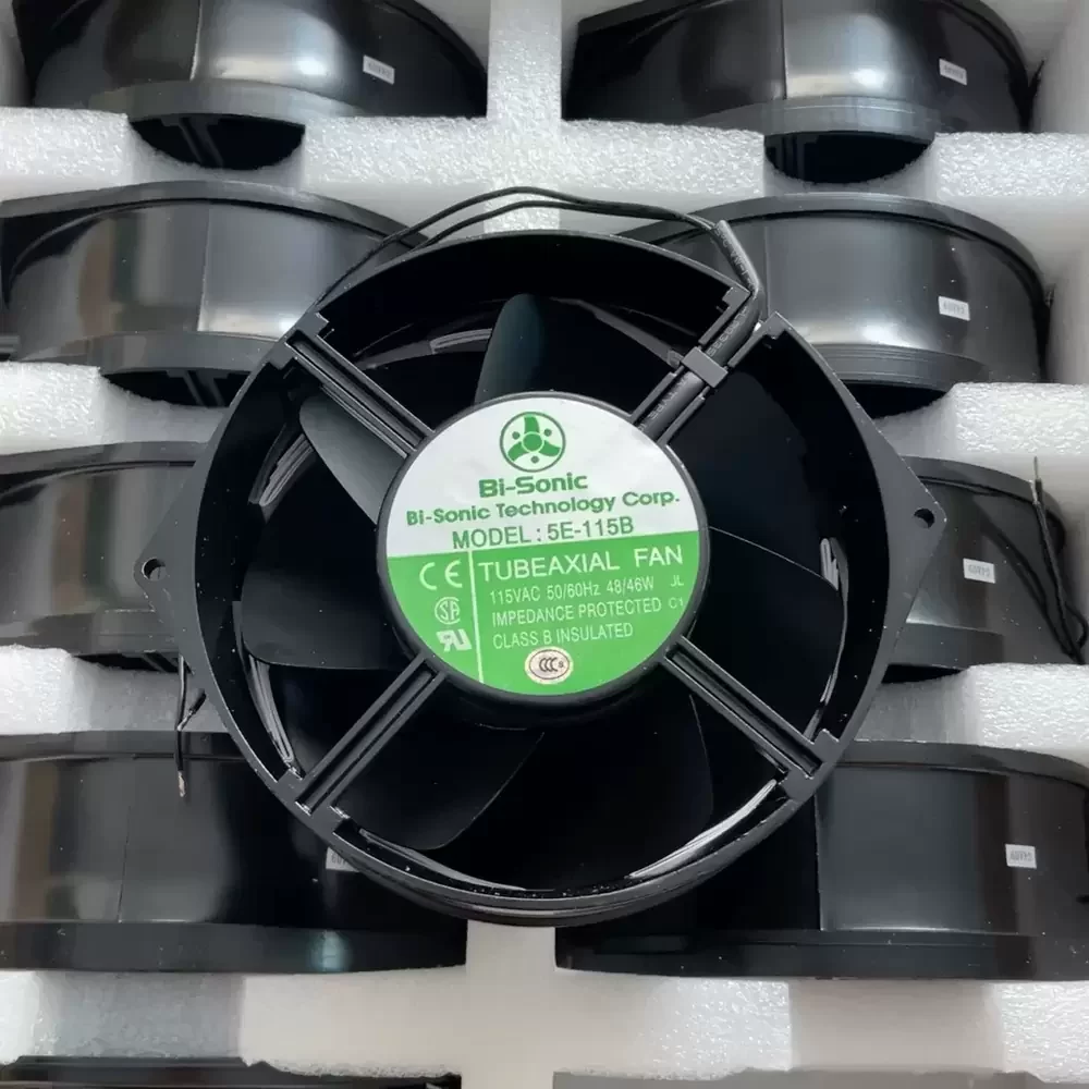 5E-115B Bi-Sonic 115VAC 172x150x51mm Metal Impeller AC Axial Fan