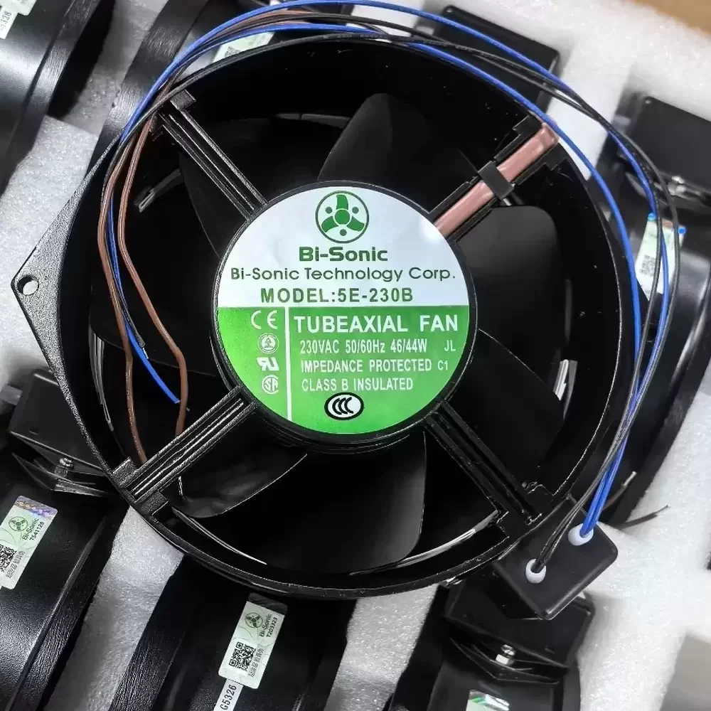 5E-230B Bi-Sonic 230VAC 172x150x55mm Metal Axial Fan