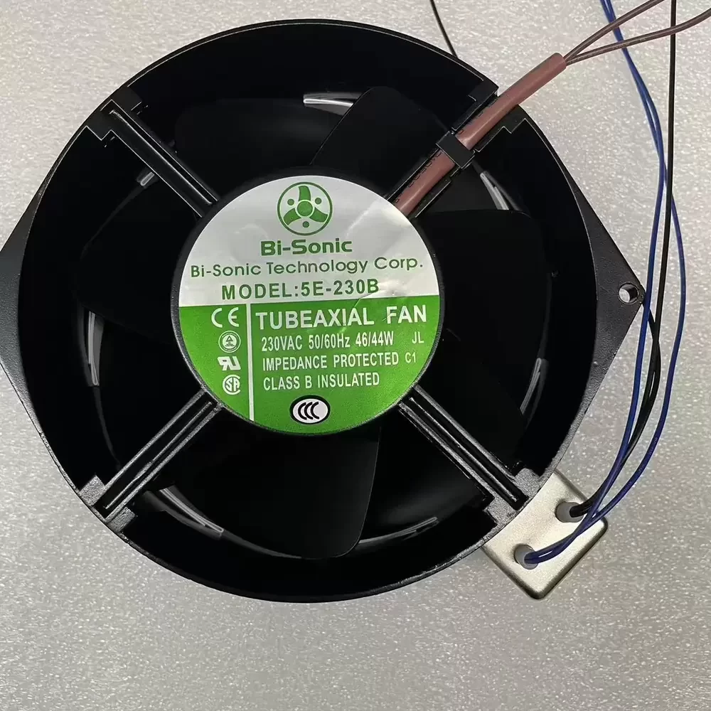 5E-230B-RD Bi-Sonic 230VAC 172x38mm Sensor AC Axial Fan 5E-230B-RD Bi-Sonic 230VAC 172x38mm Sensor AC Axial Fan