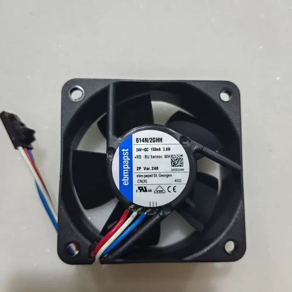 614N/2HH-248 ebmpapst 24VDC 60x25mm Sensor Axial Fan