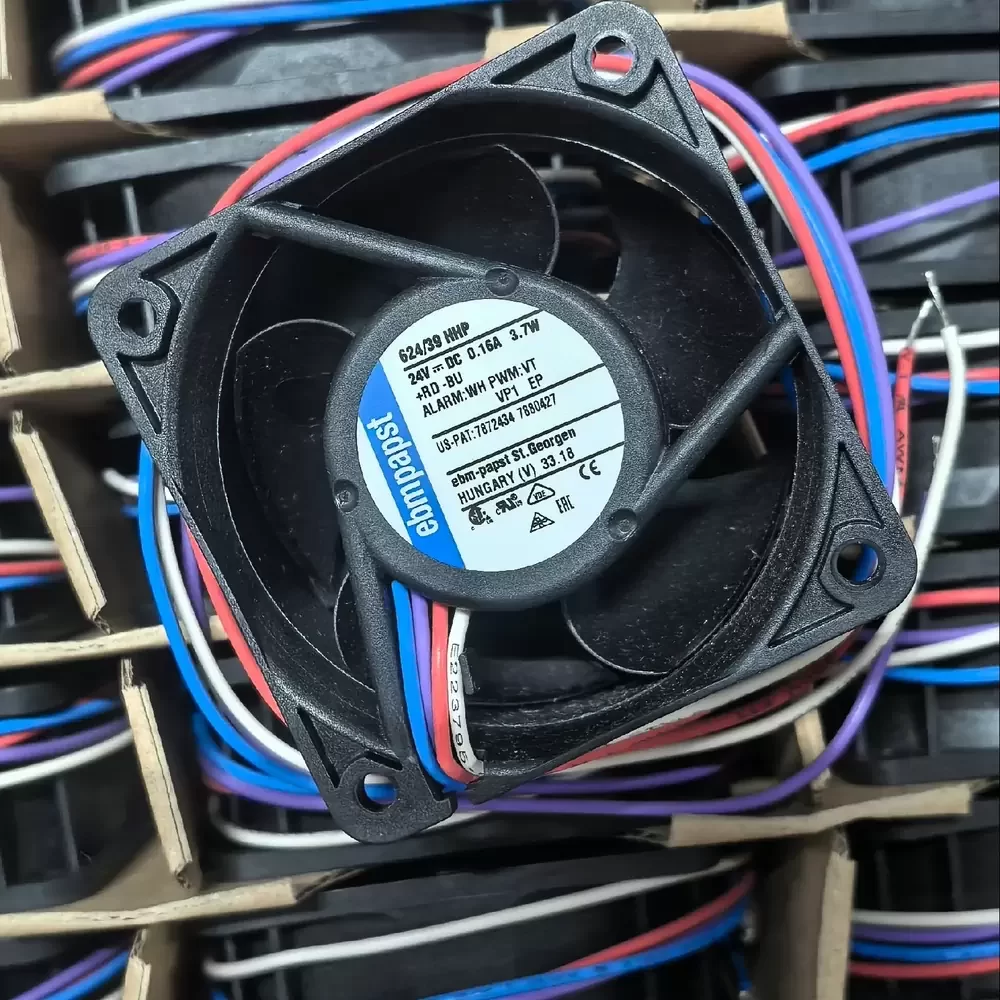 624/39HHP EBM-PAPST 24VDC 60x60x25mm PWM Axial Fan