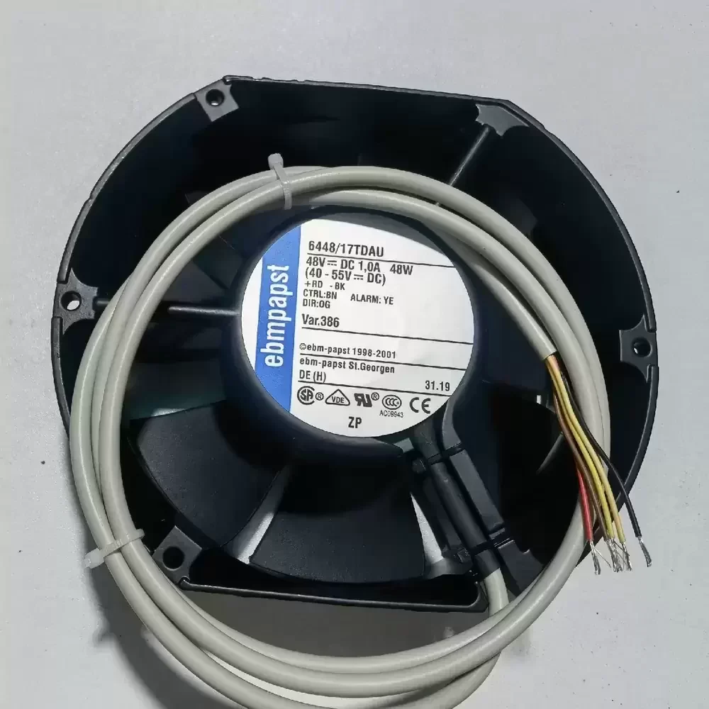 6448/17TDAU-386 ebmpapst 48VDC 172mm PWM Axial Fan 6448/17TDAU-386 ebmpapst 48VDC 172mm PWM Axial Fan