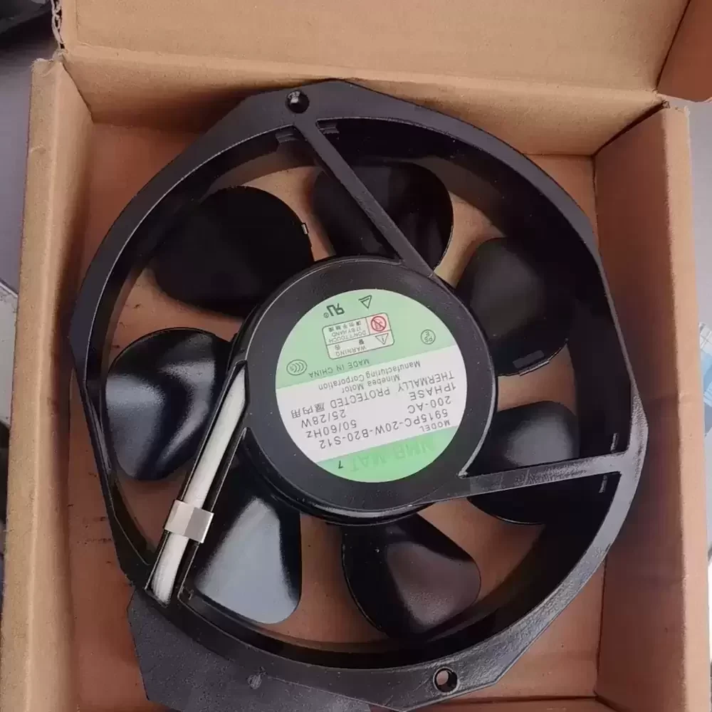 6915PC-20W-B20-S12 NMB-MAT 200VAC 172x150x38mm Metal Axial Fan
