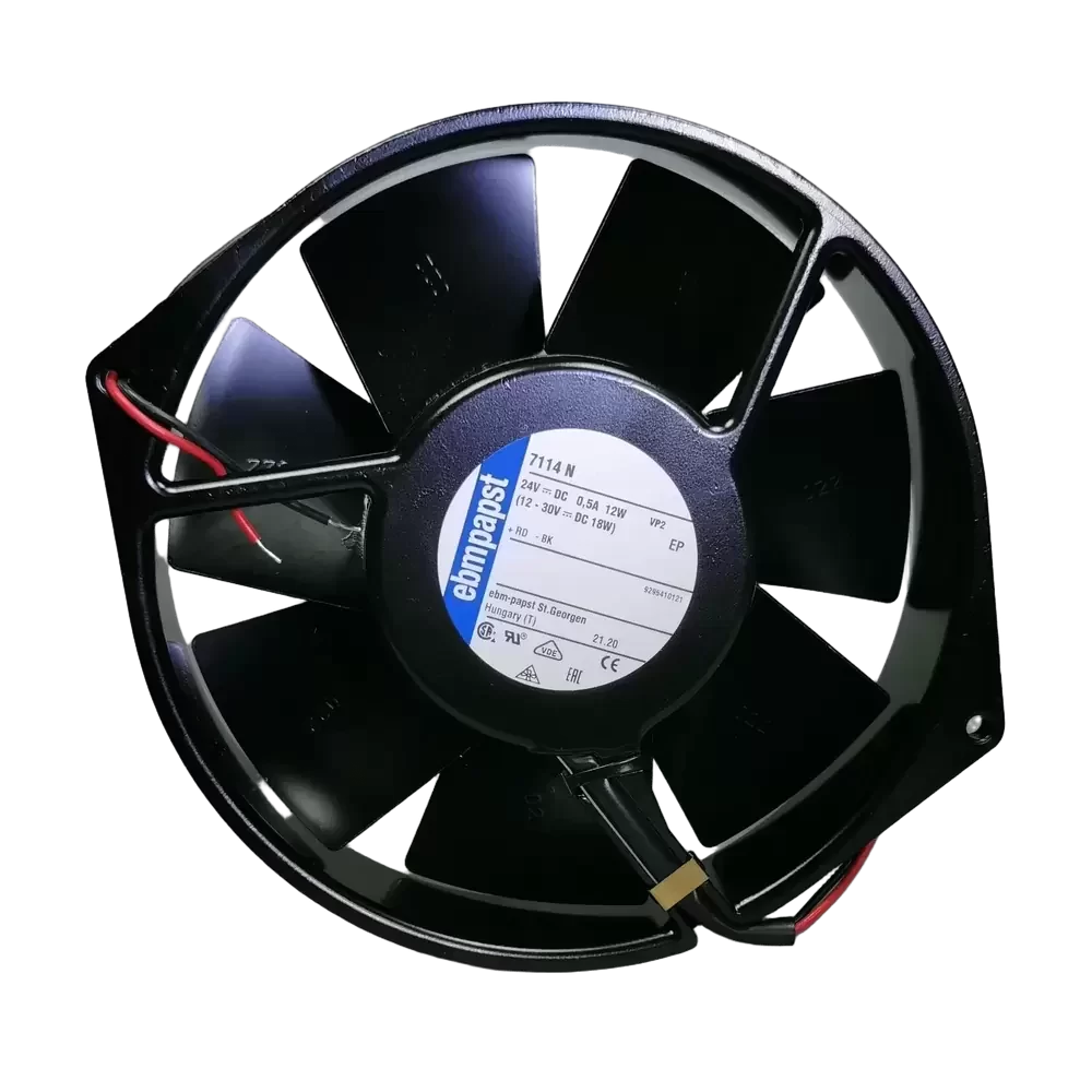 7114N ebm-papst 24VDC 150x172x38mm Metal Axial Fan