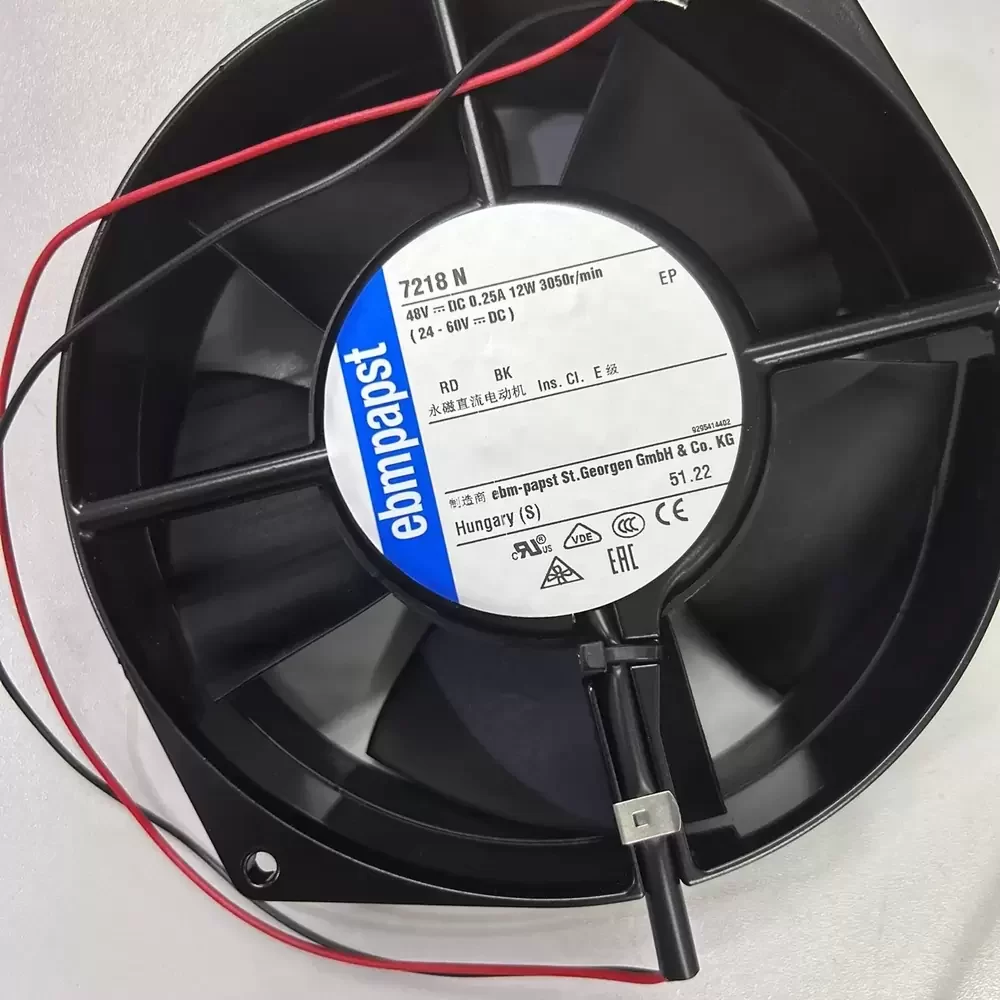 7218N ebm-papst 48VDC 150mm 12W 3050RPM Axial Fan