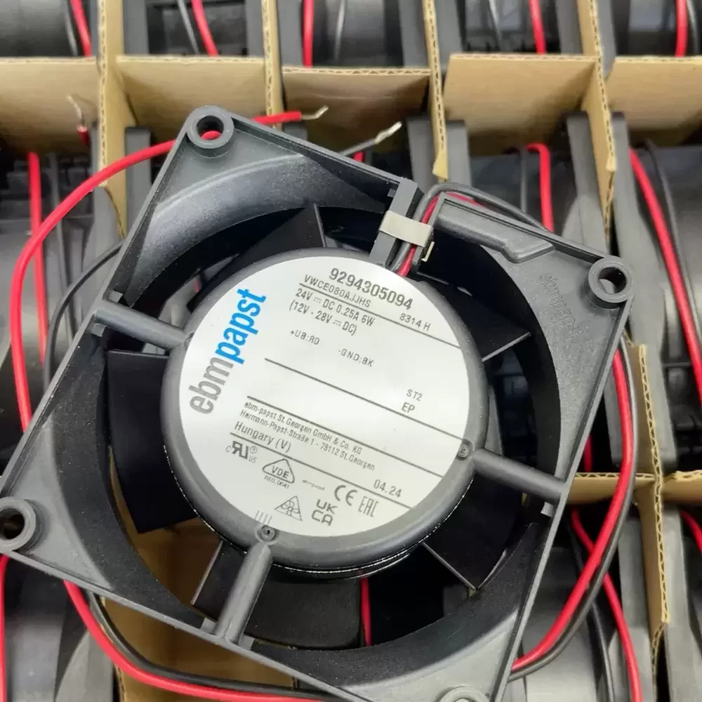 8314H ebm-papst 24VDC 80x80x32mm 6W Industrial Axial Fan
