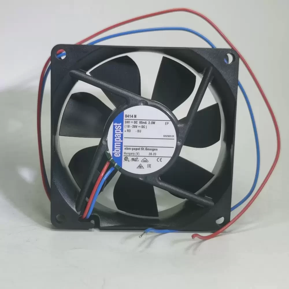 8414N EBM-papst 24VDC 80x80x25mm 40.6CFM Axial Fan