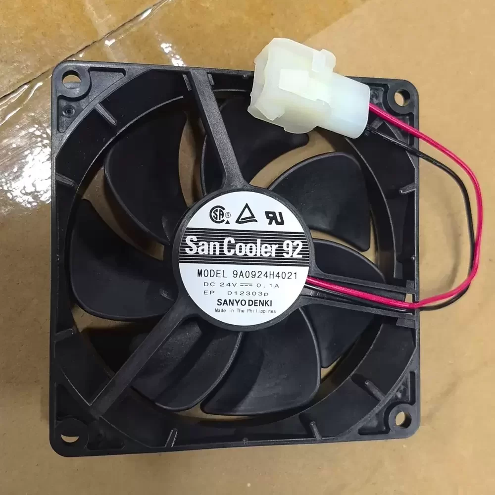 9A0924H4021 Sanyo Denki 24VDC 92x92x25mm Axial Fan