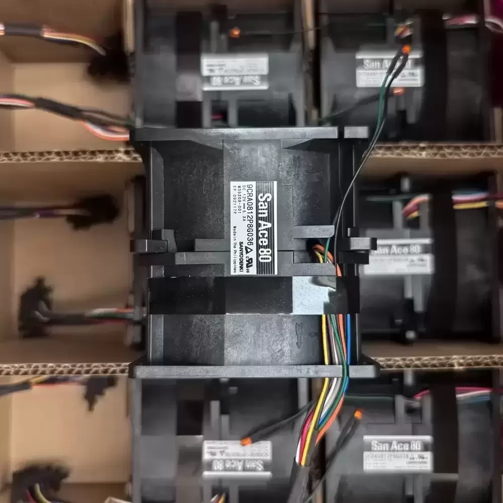 9CRA0812P8G036 Sanyo Denki 12VDC 80x80x80mm Counter Rotating Fan 9CRA0812P8G036 Sanyo Denki 12VDC 80x80x80mm Counter Rotating Fan