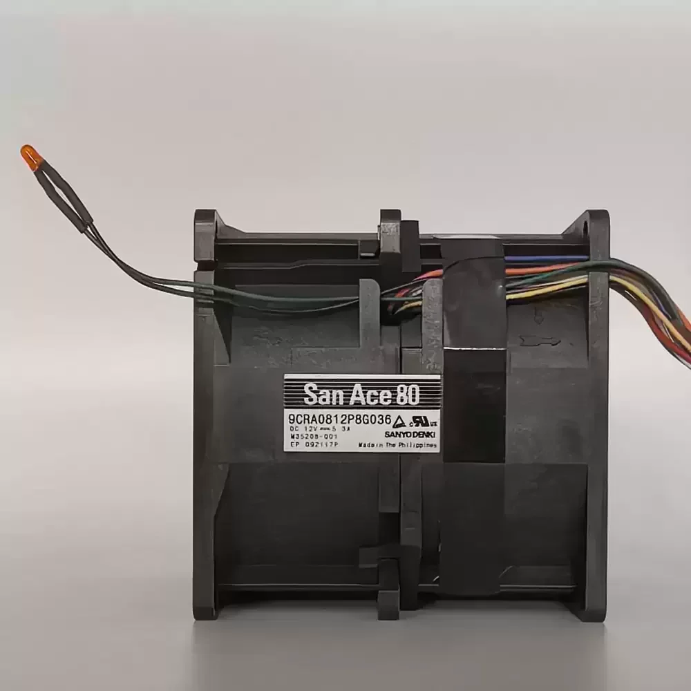 9CRA0812P8G036 Sanyo Denki 12VDC 80x80x80mm Counter Rotating Fan