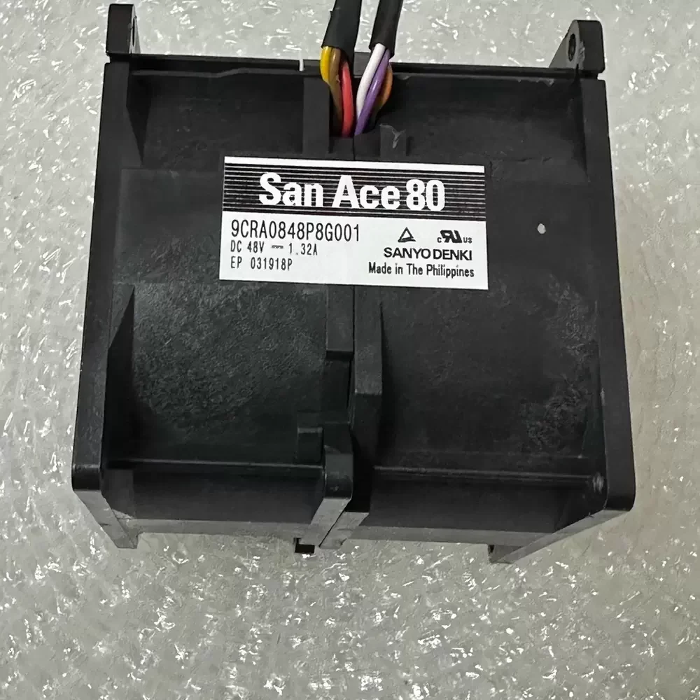 9CRA0848P8G001 Sanyo Denki 48VDC 80x80x80mm CR Fan