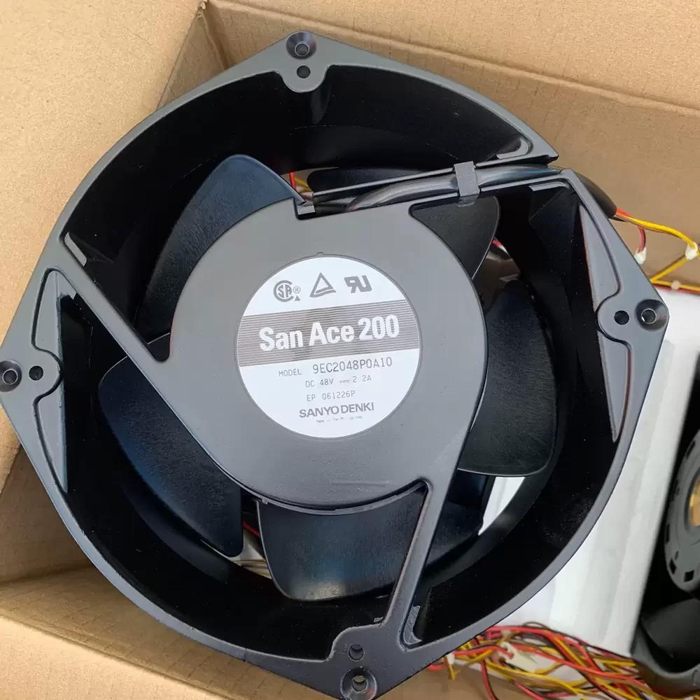 9EC2048P0A10 Sanyo Denki 48VDC 200x200x70mm Metal Axial Fan