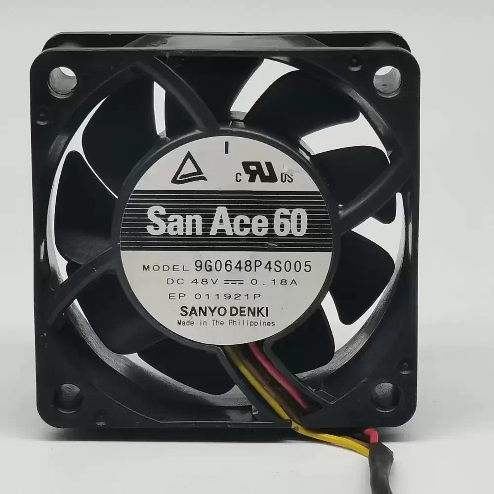 9G0648P4S005 Sanyo Denki 48VDC 60x60x25mm PWM Axial Fan