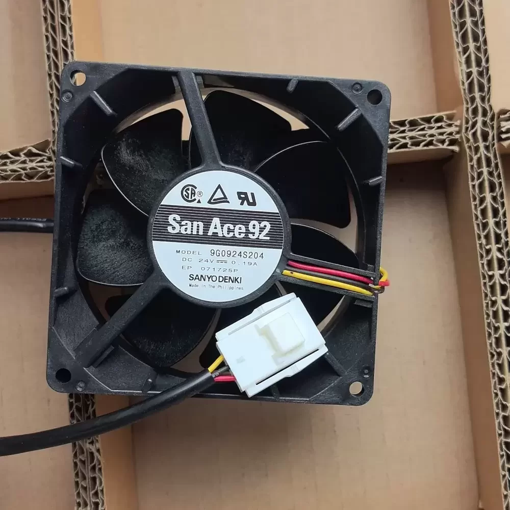 9G0924S204 Sanyo Denki 24VDC 92x92x38mm Tachometer Axial Fan
