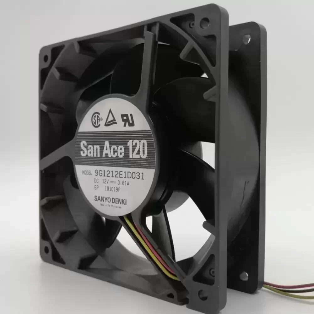 9G1212E1D031 Sanyo Denki 12VDC 120x38mm 3-Wire Axial Fan 9G1212E1D031 Sanyo Denki 12VDC 120x38mm 3-Wire Axial Fan