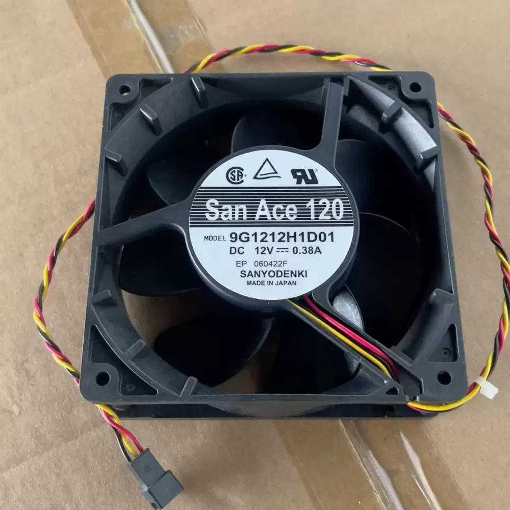 9G1212H1D01 Sanyo Denki 12VDC 120x120x38mm Axial Fan