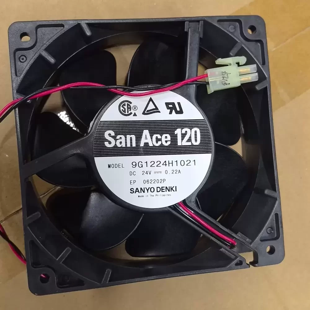 9G1224H1021 Sanyo Denki 24VDC 120x120x38mm Axial Fan