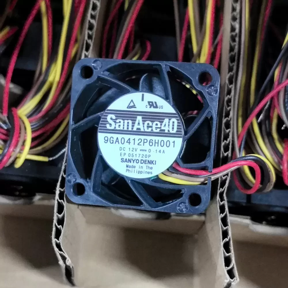 9GA0412P6H001 Sanyo Denki 12VDC 40x40x28mm PWM Axial Fan