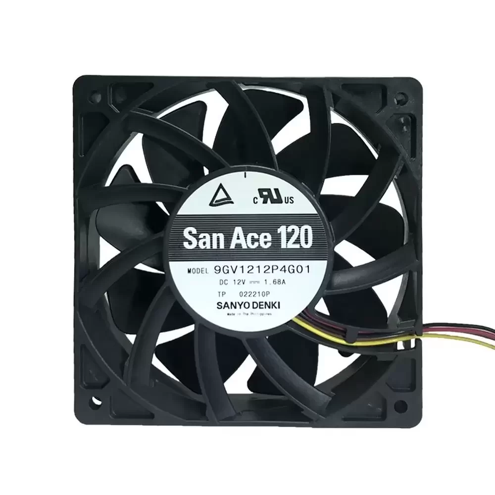 9GB1212P4G01 Sanyo Denki 12VDC 120x120x25mm Axial Fan